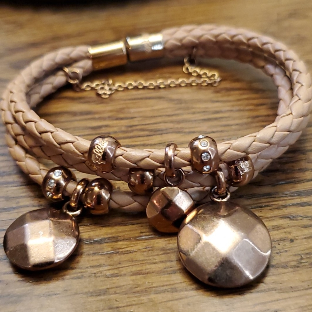 Folli Follie leather bracelet